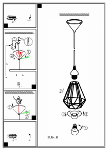 Manuale Eglo 94187 Lampada