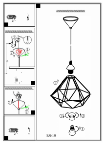 Brugsanvisning Eglo 94188 Lampe