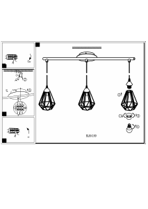 Instrukcja Eglo 94189 Lampa