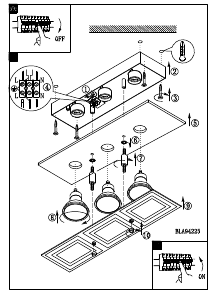 Mode d’emploi Eglo 94225 Lampe