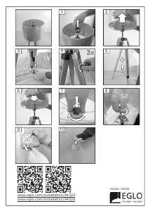 Руководство Eglo 94326 Светильник
