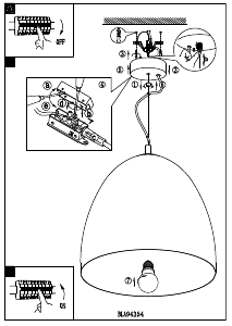 Manuale Eglo 94354 Lampada