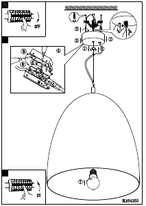 Mode d’emploi Eglo 94355 Lampe