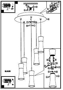 Manual Eglo 94359 Lampă