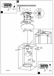 Mode d’emploi Eglo 94377 Lampe