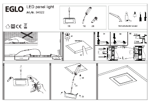 Manual de uso Eglo 94522 Lámpara