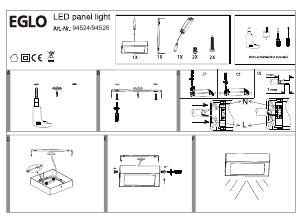 Kasutusjuhend Eglo 94526 Lamp