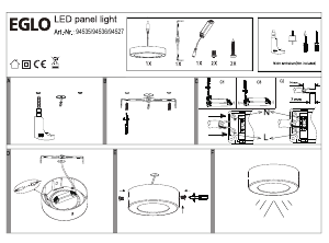 Manuale Eglo 94535 Lampada