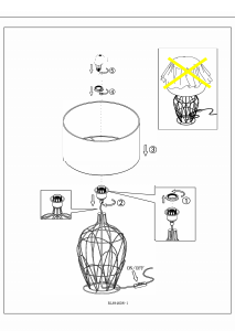 Manual Eglo 94608 Lampă