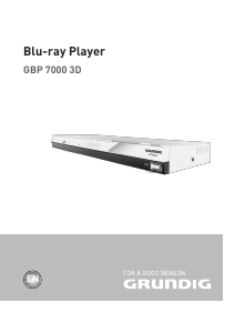Bedienungsanleitung Grundig GBP 7000 3D Blu-ray player