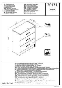 Manual JYSK Price Star (60x71x31) Dresser