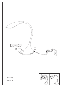 Manual Eglo 94673 Lampă