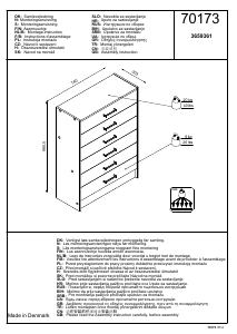 Mode d’emploi JYSK Price Star (74x99x31) Commode