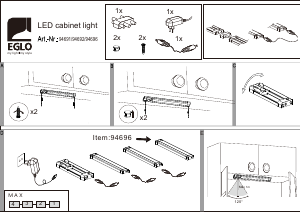 Brugsanvisning Eglo 94692 Lampe