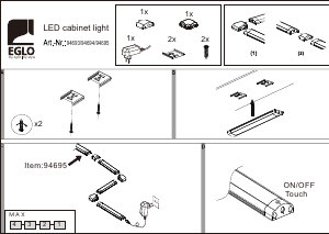 Manual Eglo 94693 Lampă