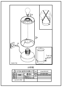 Manuale Eglo 95118 Lampada