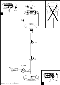 Manual Eglo 95167 Lampă