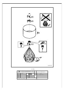 Manual Eglo 95187 Lampă