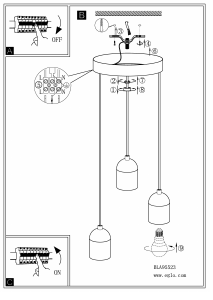 Manual Eglo 95523 Lampă