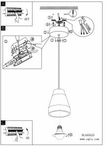 Manual Eglo 95525 Lamp