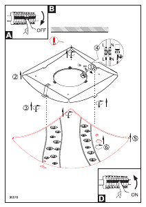 Manual Eglo 95578 Lampă