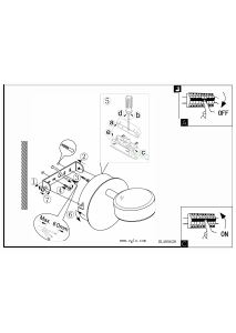 Manual Eglo 95628 Lampă