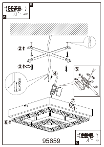 Manual Eglo 95659 Lampă