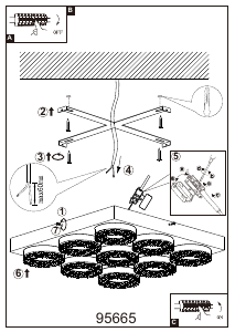 Manual Eglo 95665 Lampă