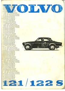 Bruksanvisning Volvo 122 S (1966)