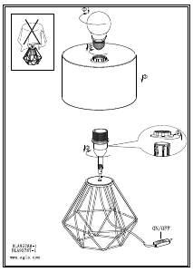 Instrukcja Eglo 95787 Lampa