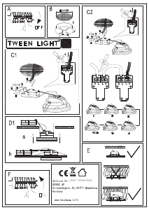 Manual Eglo 95917 Lampă