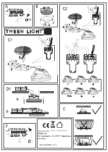 Instrukcja Eglo 95962 Lampa
