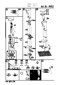 Manual Eglo 96012 Lampă