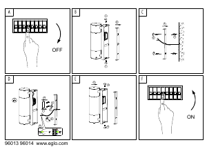 Manual Eglo 96013 Lampă