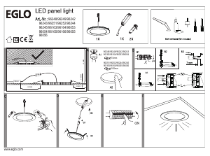 Mode d’emploi Eglo 96054 Lampe