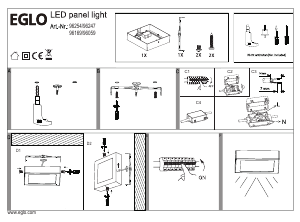Manual Eglo 96059 Lampă