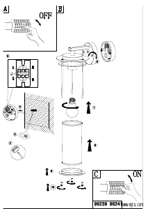 Manual Eglo 96239 Lampă