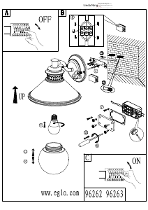 Manuale Eglo 96262 Lampada