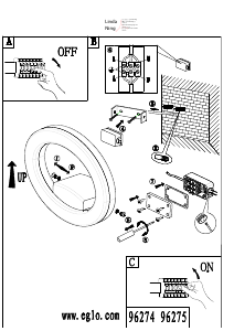 Manuale Eglo 96274 Lampada