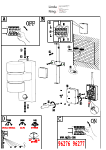 Manuale Eglo 96276 Lampada