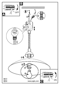 Brugsanvisning Eglo 96474 Lampe