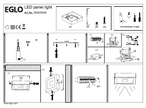 Manual Eglo 96489 Lampă