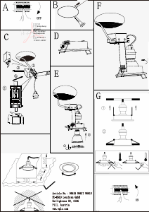 Manuale Eglo 96616 Lampada