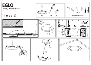 Návod Eglo 96668 Svietidlo