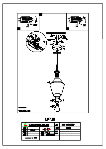 Manual Eglo 96773 Lampă