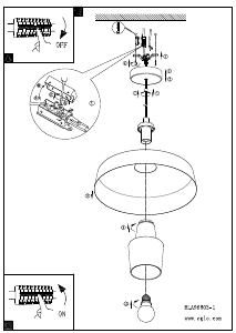 Manual Eglo 96803 Candeeiro