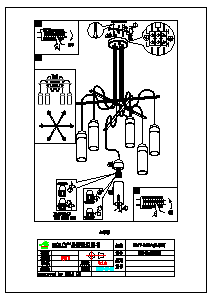 Manual Eglo 96946 Lampă