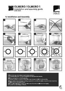 Mode d’emploi Eglo 96975 Lampe