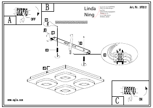 Manuale Eglo 97012 Lampada