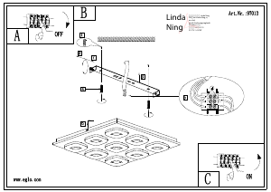 Manuale Eglo 97013 Lampada